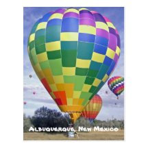 balloon fiesta 1 postcard