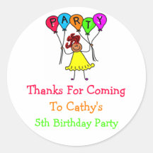 Balloon Girl, Thanks For Coming, Stickers
