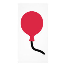 Balloon Photo Card Template