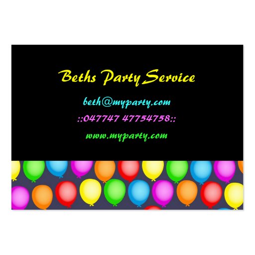 Balloon Wallpaper Business Card