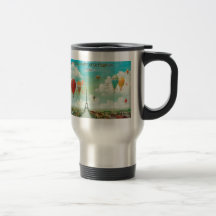 Ballooning Over Paris Coffee Mug