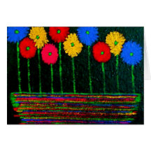 Balloons and Flowers Card