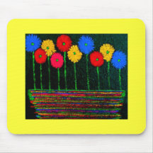 Balloons and Flowers Mousepads