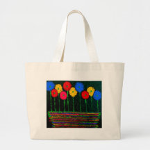 Balloons and Flowers Tote Bags