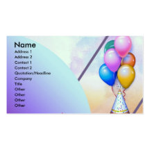Balloons Business Card