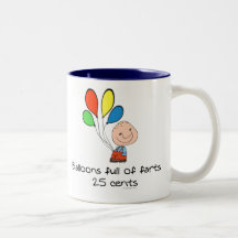 Balloons full of farts mug