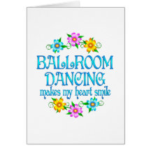 Ballroom Dancing Smiles Greeting Cards