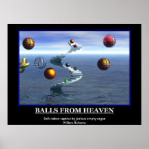 Balls From Heaven Poster Print