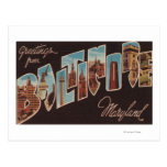 Baltimore, Maryland - Large Letter Scenes 3 Postcards