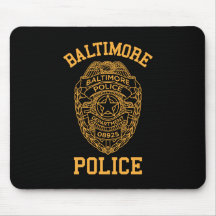 baltimore police maryland detective mousepad