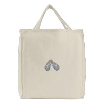 Bamboo Flip Flops embroidered bags