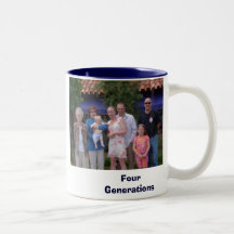 Banana,familyminusTiffany, FourGenerations Mugs