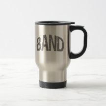 BAND - GRAY GRUNGE STYLE COFFEE MUG