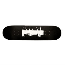 Band On Stage Concert Silhouette B&W Skate Board Decks