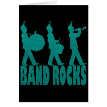 BAND ROCKS GREETING CARDS
