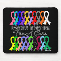 Banding Together For A Cure For All Cancers Mouse Mat