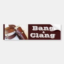 Bang & Clang Cowboy Action Shooting Bumper Sticker