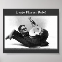 Banjo Players Rule! Print