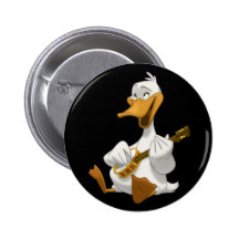 Banjo-Strummin' Duck Button
