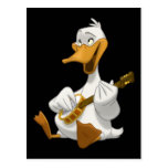 Banjo-Strummin' Duck Postcard