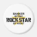Banker Rock Star by Night Magnets