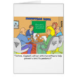 BANKING / ANTI VIRUS SOFTWARE / BIRD FLU GREETING CARD