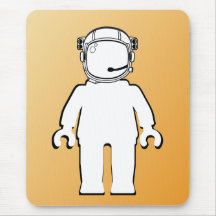 Banksy Style Astronaut Minifig Mouse Mat