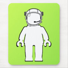 Banksy Style Astronaut Minifig Mouse Pads