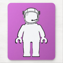 Banksy Style Astronaut Minifig Mousemats