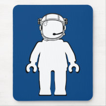 Banksy Style Astronaut Minifig Mousepad