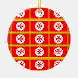Banner of the Navy Tuscany Medici Christmas Tree Ornaments