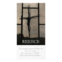 Baptism Announcement Photo Card Template