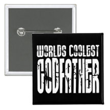 Baptism Christening Gifts Worlds Coolest Godfather Buttons