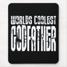 Baptism Christening Gifts Worlds Coolest Godfather Mouse Pads