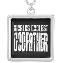Baptism Christening Gifts Worlds Coolest Godfather Personalised Necklace