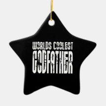 Baptism Christening Gifts Worlds Coolest Godfather Christmas Ornament