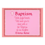Baptism Invitation for a girl
