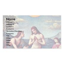 Baptism Of Christ By Francia Francesco Business Card