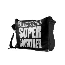 Baptism Parties : Board Certified Super Godfather Commuter Bag