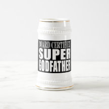 Baptism Parties : Board Certified Super Godfather Mugs