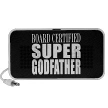 Baptism Parties : Board Certified Super Godfather Notebook Speakers