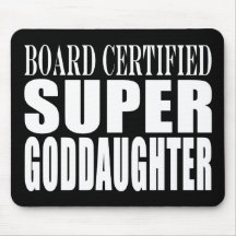 Baptisms Birthdays Christmas : Super Goddaughter Mouse Mat