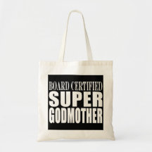 Baptisms Birthdays Christmas : Super Godmother Tote Bag