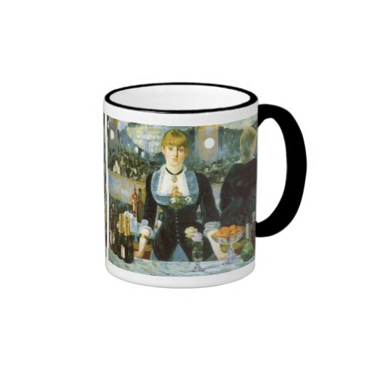 Bar at the Folies-Bergere, Manet, Vintage Fine Art Coffee Mug