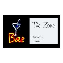 Bar Business Card