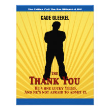 Bar Mitzvah Movie Star Thank You Card/Cade Personalised Invitations