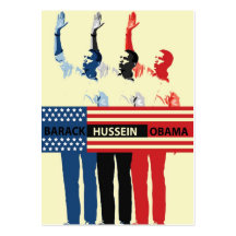 Barack Hussein Obama Gift Tag Business Card Template