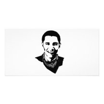 Barack Obama Bandanna Customised Photo Card