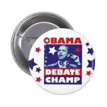 Barack Obama Debate Champion Pins