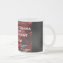 Barack Obama Frosted Mug